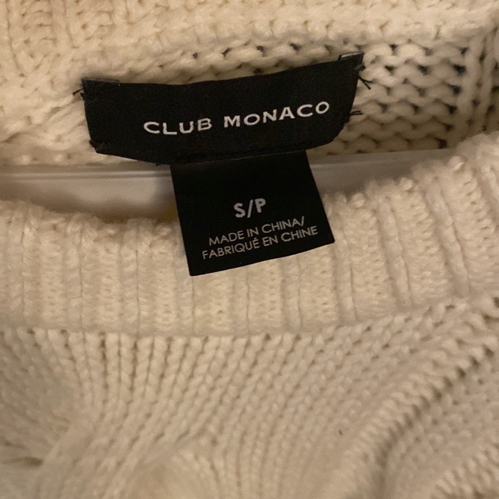 Oversized Cable Crew Sweater NWOT - Picture 6 of 10